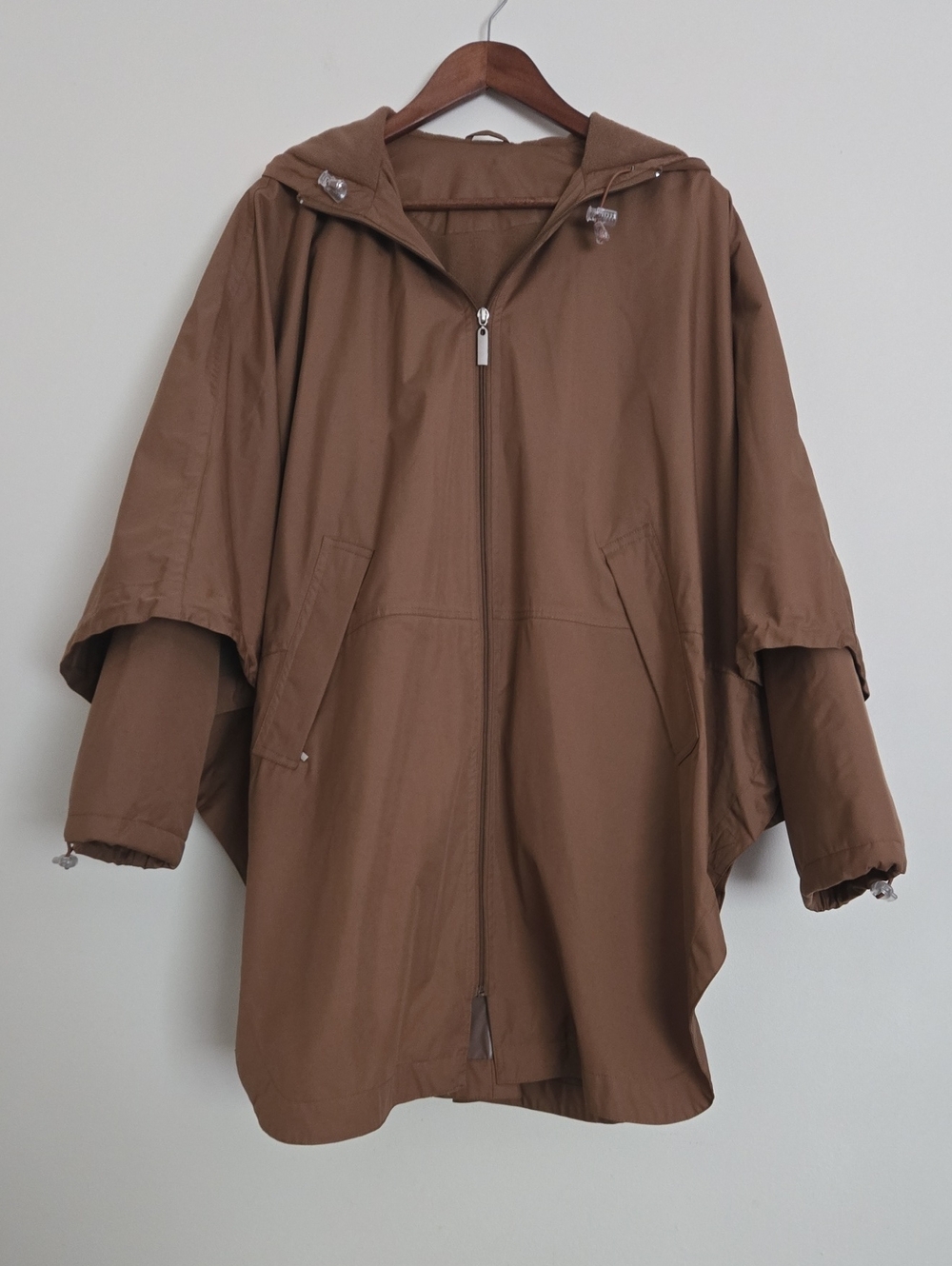 Women's Hooded Cape-Style Jacket